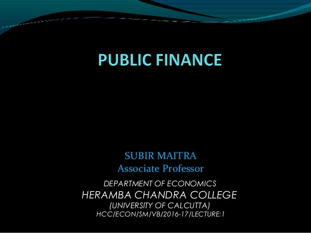 Public finance by h l bhatia